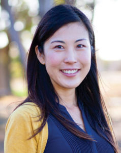 Woman smiling with white teeth